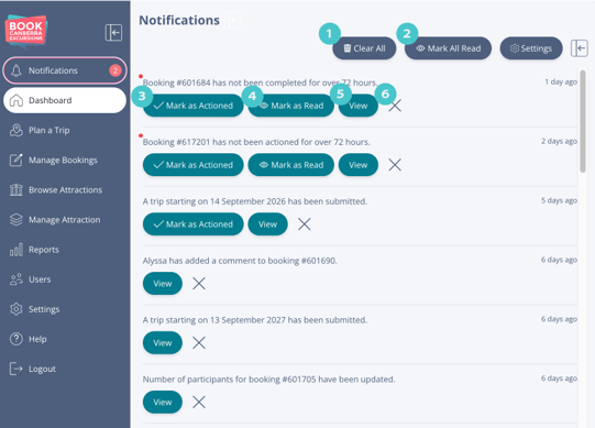 Notification Actions